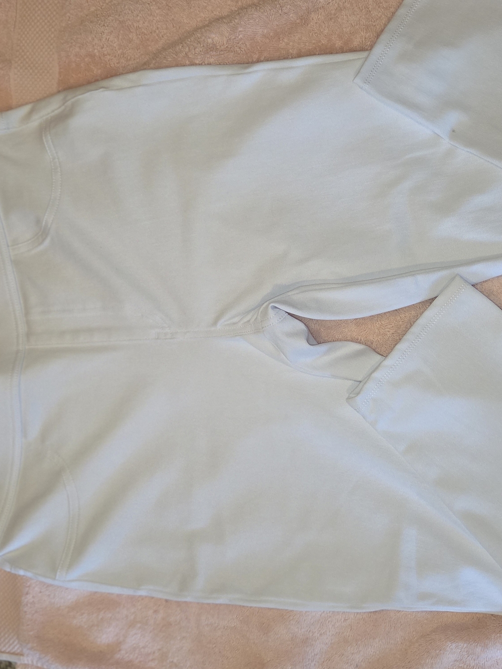 White Knit  Slim Fit Pants
